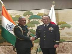 
      
      Army Chief Rawat meets Japanese Defence Minister, JSDF chief
      
      