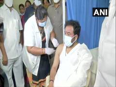 
      
      G Kishan Reddy takes his first dose of COVID-19 vaccine at...
      
      