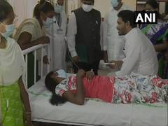 
      
      Andhra CM visits Eluru govt hospital, meets sick patients 
      
      