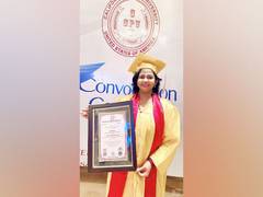 
      
      Dr Renu Singh felicitated with a PhD degree
      
      