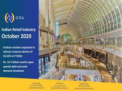 
      
      Fashion retailers likely to witness 35 to 42 pc dip in FY21...
      
      