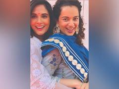 
      
      Kangana Ranaut, Richa Chaddha celebrate Eid on sets of 'Panga'
      
      