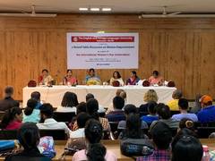 
      
      Round table discussion on women empowerment at EFLU in Hyderabad
      
      