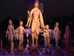 
      
      West Bengal: Durga puja pandal highlights hardships of people...
      
      