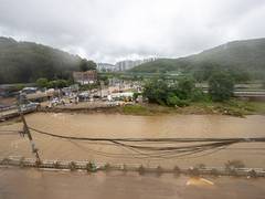 
      
      Severe damage in South Korea's Seoul after record rains
      
      