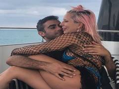 
      
      Lady Gaga shares picture with boyfriend Michael Polansky,...
      
      