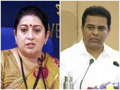 
      
      KTR urges Smriti Irani to work together with state to protect...
      
      