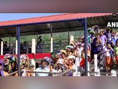 
      
      Devotees throng at Sabrimala temple as holy shrine reopens...
      
      