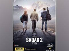 
      
      'Sadak 2' to premiere on Disney+ Hotstar on August 28 
      
      