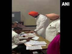 
      
      Hockey player-turned-candidate Sandeep Singh casts vote in...
      
      