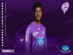 
      
      BBL: Sandeep Lamichhane joins Hobart Hurricanes 
      
      