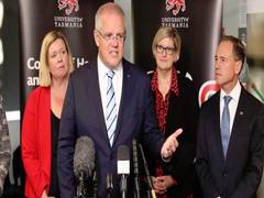 
      
      Australian PM egged while campaigning, woman detained
      
      