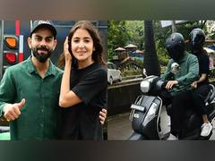 
      
      Virat Kohli takes Anushka Sharma out for a scooty ride in Mumbai
      
      