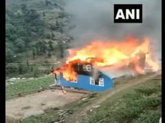 
      
      J-K: House in Udhampur catches fire
      
      