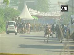 
      
      Security tightened at Delhi's Singhu border ahead of protest...
      
      