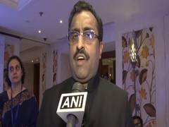 
      
      Ram Madhav stresses on peace, development for J-K
      
      