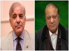 
      
      Sharif brothers meet in London
      
      