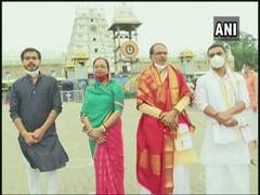 
      
      Shivraj Singh Chouhan visits Sri Venkateswara Temple
      
      