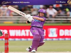 
      
      Big Bash League: Hobart Hurricanes defeat Sydney Sixers by 25 runs
      
      