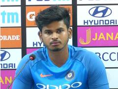 
      
      Shreyas Iyer denies sticking to bat only at number four
      
      