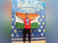 
      
      Para-athlete Shrimant Jha bags bronze at Asian Armwrestling C'ship
      
      