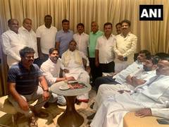
      
      K'taka crisis: CLP leader Siddaramaiah meets party MLAs in...
      
      