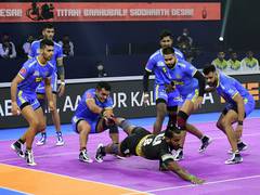
      
      Pro Kabaddi League: Telugu Titans fight back to earn 40-40...
      
      