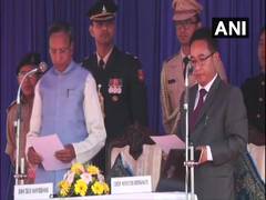 
      
      Prem Singh Tamang sworn in as Sikkim CM
      
      
