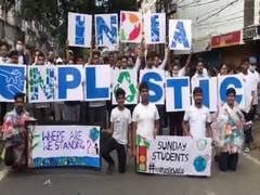 
      
      On World Environment Day, school children organise 'UnPlastic...
      
      