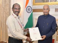 
      
      Pres Kovind extends best wishes to ISRO chief for space...
      
      
