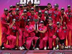 
      
      Sydney Sixers win second successive BBL title
      
      