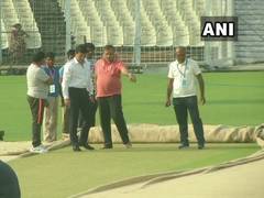 
      
      Sourav Ganguly inspects Eden Gardens pitch ahead of India's...
      
      