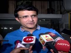 
      
      Will make it a fantastic event: Sourav Ganguly on day-night Test
      
      