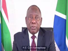 
      
      South African President calls for equal access to COVID-19...
      
      