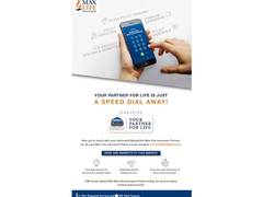 
      
      Max Life Insurance launches 'Speed Dial - your partner for...
      
      