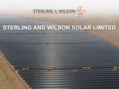 
      
      Sterling and Wilson Solar wins Rs 747 crore project in US
      
      