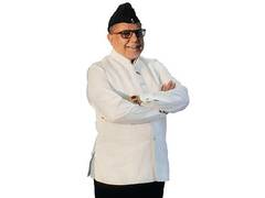 
      
      Subhash Chandra at home in Mumbai: Punit Goenka
      
      