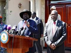 
      
      South Sudan president agree to from unity government with...
      
      