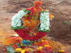 
      
      10th Century Sun God sculpture found in agriculture field in...
      
      