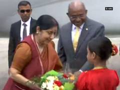 
      
      Sushma Swaraj lambasts Congress for creating ruckus in Lok Sabha
      
      