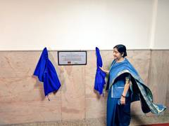 
      
      In Maldives, Sushma Swaraj unveils plaque of renovated Indira...
      
      
