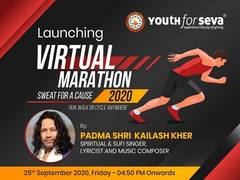 
      
      Youth for Seva Virtual Marathon launch with Padmashri Kailash...
      
      
