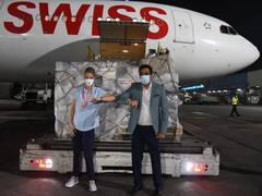 
      
      COVID-19: India 'grateful' to Switzerland for consignment of...
      
      