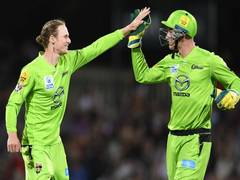 
      
      Sydney Thunder defeat Hobart Hurricanes by 57 runs in BBL
      
      