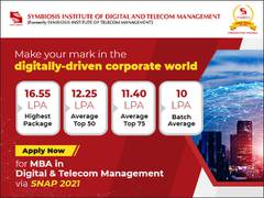 
      
      Symbiosis MBA in Digital and Telecom Management opens...
      
      
