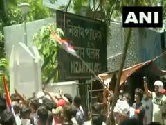 
      
      TMC supporters stage protest outside CBI office in Kolkata
      
      