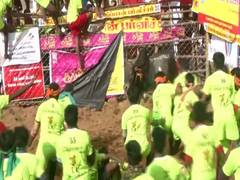 
      
      Tamil Nadu: 700 bulls participate in Jallikattu in Madurai's...
      
      
