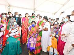 
      
      Telangana Governor takes second dose of COVID-19 vaccine...
      
      