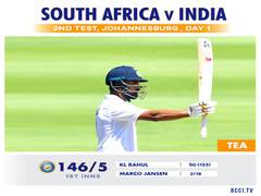 
      
      SA vs Ind, 2nd Test: Pacers put hosts in a strong position...
      
      