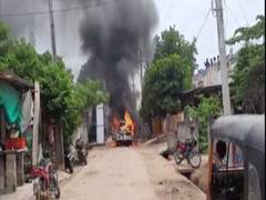 
      
      Telangana: Corporator's vehicle set ablaze following heated...
      
      
